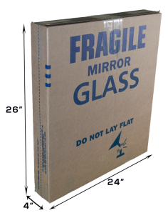 Telescopic Moving Box For Fragile Items, Mirrors and Glass.