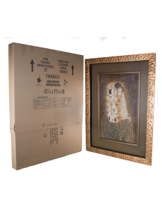 Assembled and Closed Large Telescopic Picture and Mirror Box 2