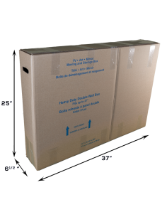 Assembled Small Flat Panel TV Box with Measurements