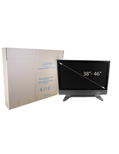 Assembled Medium Flat Panel TV Box With 38" to 48" TV