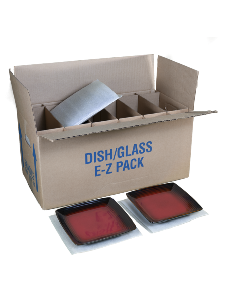 Complete Protection Set For Dishes E-Z Pack and foam poaches With A few Plates