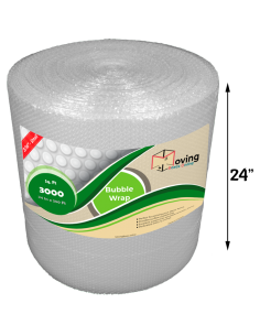 3/16" Small Bubble Wrap 24" x 250 ft (Front)
