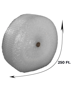 1/2" Large Bubble Wrap 12" x 250 ft with label. 2