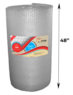 1/2" Large Bubble Wrap 48 inch height x 250 ft length (Front with Label)