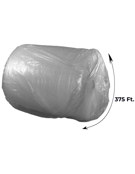 5/16" Medium Bubble Wrap 48 Inch Height x 375 ft Length (Side in the Bag with measurements)